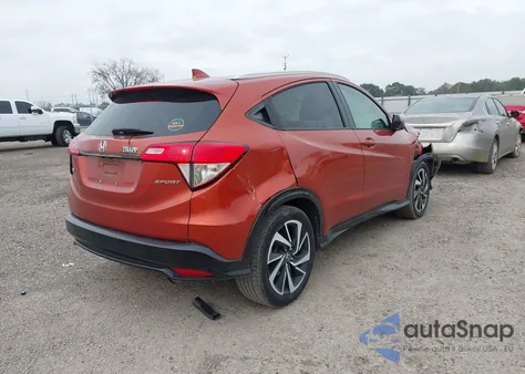 2019 Honda Hr-V Sport из США, поврежденный, VIN 3CZRU5H19KG700808